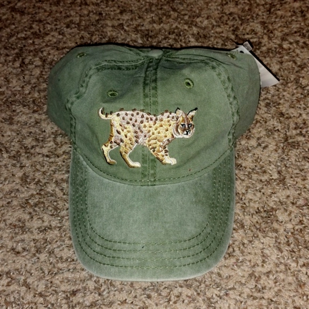 ECO Headwear Bobcat Embroidered Strapback Hat Cap New